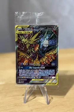 Moltres & Zapdos & Articuno GX - Pokemon Black Star Promo SM210 - SEALED - Image 1