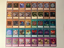 YUGIOH Gate Guardian Deck Complete 40 - Cards Thunder Wind Water Labyrinth NM - Image 3