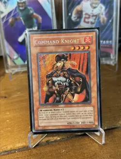 Yugioh Command Knight CT1-EN003 Secret Rare Limited Edition LP - Image 1