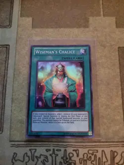 YUGIOH WISEMAN'S CHALICE DREV-EN060 SUPER UNLIMITED ED NM - Image 1