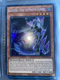YuGiOh! - Blackwing - Sudri the Phantom Glimmer MP23-EN155 Prismatic Secret Rare - Image 3