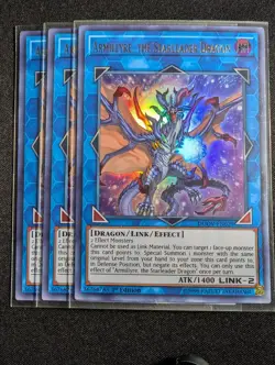 Yugioh - 3x Armillyre, the Starleader Dragon DUOV-EN02 1st Edition Ultra Rare NM - Image 1