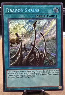 Yugioh Dragon Shrine LCKC-EN075 Secret Rare NM - Image 1
