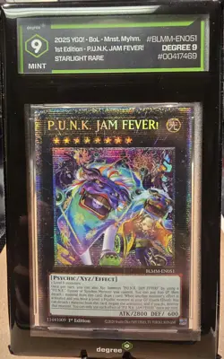 BLMM-EN051 P.U.N.K JAM FEVER! Starlight Rare YuGiOh - Graded 9 - Degree - POP 1 - Image 1