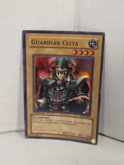 Yugioh Super Rare 1st Edition Spanish Guardian Celta Celtic Guardian LDD-S007 - Image 2
