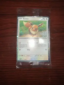 Sealed Eevee 133/165 Holiday Snowflake Stamp Promo Pokemon Card | NM - Image 1