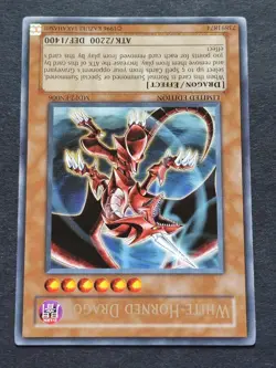 White-Horned Dragon Limited Edition MDP2-EN006 Yu-Gi-Oh Trading Card - Image 2