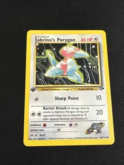 3 Pokemon Cards - 1st Edition - Vintage - Gym Heros - Neo - Image 2