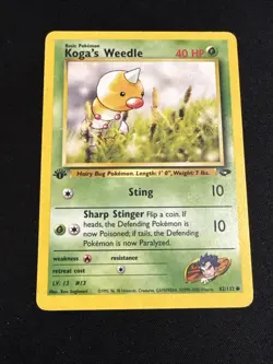 3 Pokemon Cards - 1st Edition - Vintage - Gym Heros - Neo - Image 4