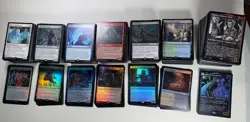 MTG Rare cards only lot of 1000 cards, foils, unique lands included, few dups - Image 1