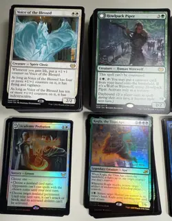 MTG Rare cards only lot of 1000 cards, foils, unique lands included, few dups - Image 3