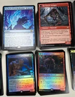 MTG Rare cards only lot of 1000 cards, foils, unique lands included, few dups - Image 4