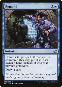 Remand FOIL Modern Masters 2015 NM Blue Uncommon MAGIC GATHERING CARD ABUGames - Image 1
