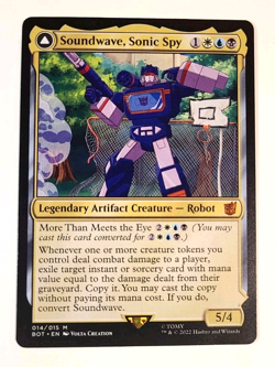 Soundwave, Sonic Spy Soundwave, Superior Captain - BOT - MTG Card - Image 1