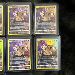 Pokemon Mimikyu 245/236 SM Cosmic Eclipse Full Art Secret Rare Card lot - Image 3