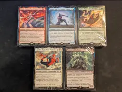 MTG x Spiderman Sealed Welcome Deck Packs [All 5 Colors/30-Card Decks] 150 cards - Image 1