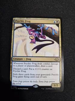 Psychic Frog Magic the Gathering Creature Card, Modern Horizons 3, Rare - Image 1