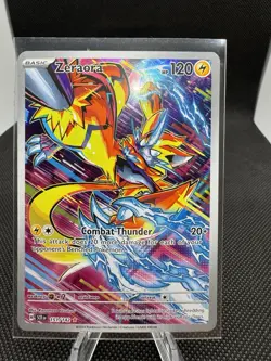 Pokemon TCG Zeraora 151/142 Stellar Crown Holo Card Illustration Rare Full Art - Image 1