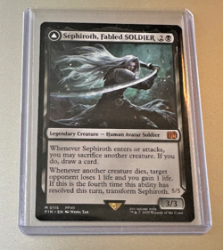 MTG Sephiroth, Fabled Soldier/One-Winged Angel Final Fantasy Regular M 0115 NM - Image 1