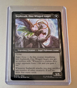 MTG Sephiroth, Fabled Soldier/One-Winged Angel Final Fantasy Regular M 0115 NM - Image 2