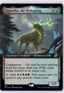 Jegantha, The Wellspring NM/M* FOIL EXTENDED Ikoria ENGLISH 352 mtg -UnltdCards - Image 1