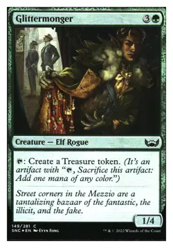 Glittermonger (Foil) Streets of New Capenna MTG - NM+ - Image 1