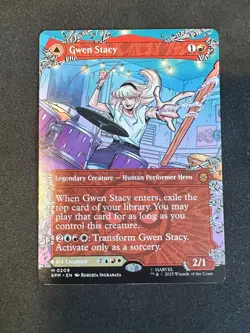 MTG Gwen Stacy 209 Mythic Borderless Marvel Spider-Man - Image 1