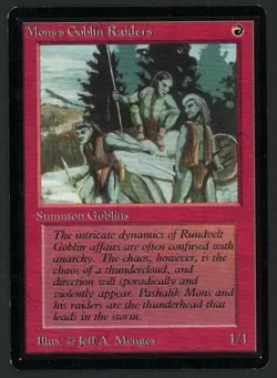 ***Beta Mons's Goblin Raiders*** MTG Beta Kid Icarus - Image 1