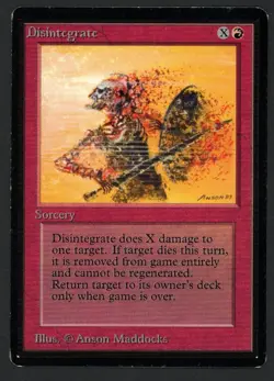 ***Beta Disintegrate (Corner Ding)*** MTG Beta Kid Icarus - Image 1