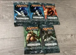 Lot of 5 Packs Magic the Gathering Booster Packs Brand New Sealed 2012 Core Set - Image 1