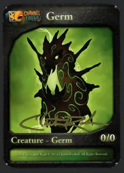 ***Germ Token Signed*** MTG Tokens Christopher Rush Kid Icarus - Image 1