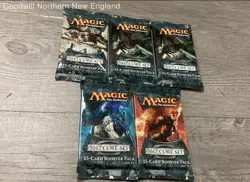 Lot of 5 Brand New Packs Magic the Gathering Booster Packs 2012 Core Set Sealed - Image 1