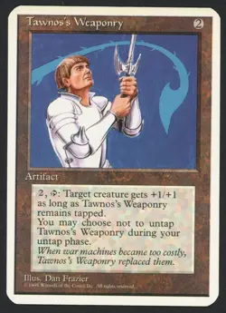 ***Alpha Cut Tawnos's Weaponry*** MTG 4th Edition Magic Kid Icarus - Image 1