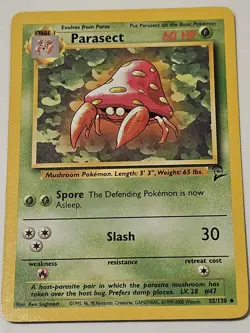 Parasect 55/130, Base Set 2, Pokemon TCG - Image 1