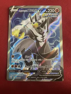 Rapid Strike Urshifu V 152/163 FA Battle Styles Pokemon TCG - Image 1