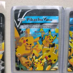 Pikachu V-Union Special Celebrations Ultra Rare Promo 4 Pokemon Cards + Jumbo - Image 3