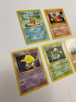 Shadowless Pokemon Base Set Lot Magikarp Charmeleon Drowzee Ivysaur Ponyta - Image 2