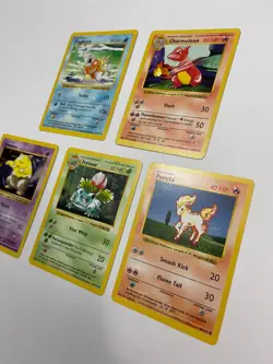 Shadowless Pokemon Base Set Lot Magikarp Charmeleon Drowzee Ivysaur Ponyta - Image 4