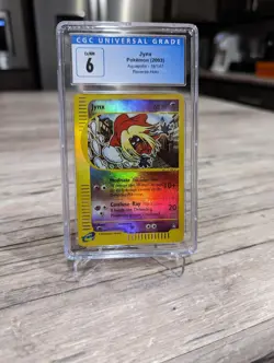 Pokemon CGC 6 Jynx Aquapolis Reverse Holo foil NM 18/147 psa - Image 2