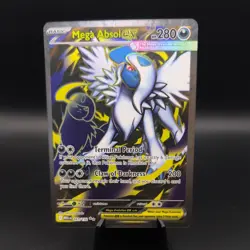 Mega Absol ex Full Art Ultra Rare 161/132 Pokemon Mega Evolution English NM - Image 1