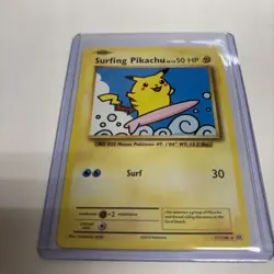 Surfing Pikachu 111/108 Pokemon Evolutions XY Secret Rare 2016 - Image 1