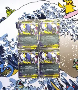 Mega Absol EX 086/132 Pokemon Mega Evolution MEG EN NM x4 Playset - Image 1
