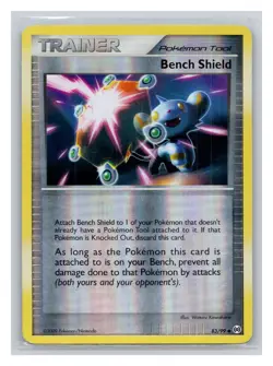 Pokemon TCG Bench Shield 83/99 Arceus Reverse Holo DMG - Image 1