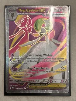 Mega Gardevoir ex Full Art Ultra Rare 159/132 Pokemon Mega Evolution English - Image 1