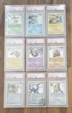 2008 11TH MOVIE COMMEMORATIVE COMPLETE PSA 10 JAPANESE PROMO HOLO SET POKEMON - Image 1