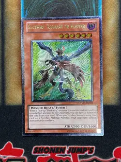 Yugioh Blackwing - Kogarashi The Wanderer EXVC-EN009 Ultimate Rare NM - Image 1