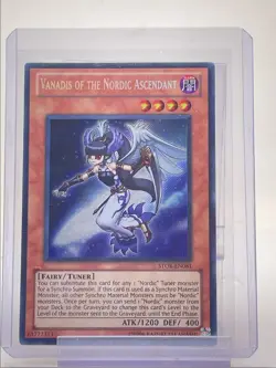 VANADIS OF THE NORDIC ASCENDANT 2011 YU-GI-OH! STORM SECRET RARE Q1880 - Image 1