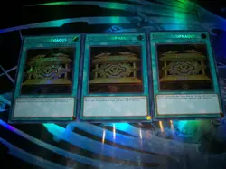3x Gold Sarcophagus 1st Edition Secret Rare RA02-EN052 Yu-Gi-Oh! - Image 1