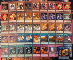YUGIOH - FLAME BEAST DECK - MANTICORE OF DARKNESS, FIRE FIGHTING DARUMA DOLL ~ - Image 1