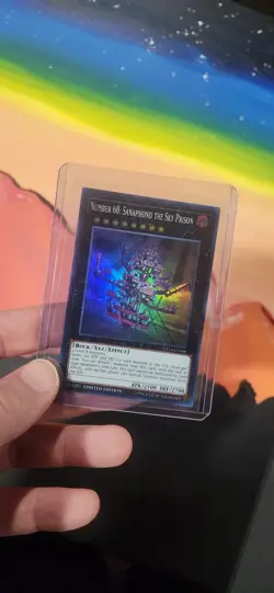 Yu-Gi-Oh! Number 68: Sanaphond The Sky Prison HOLO Limited Edition Ct14-en008 - Image 1